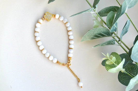 Månestein armbånd – nye begynnelser, intuisjon og indre ro