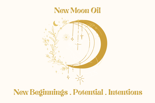 New moon intention oil