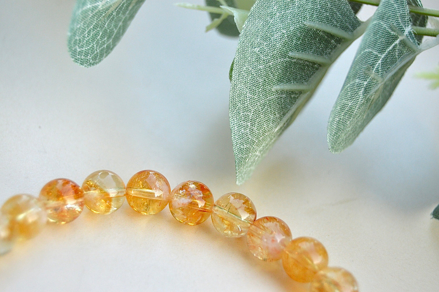 Sitrin armbånd med tallsekvens 520 – overflod, glede og tillit