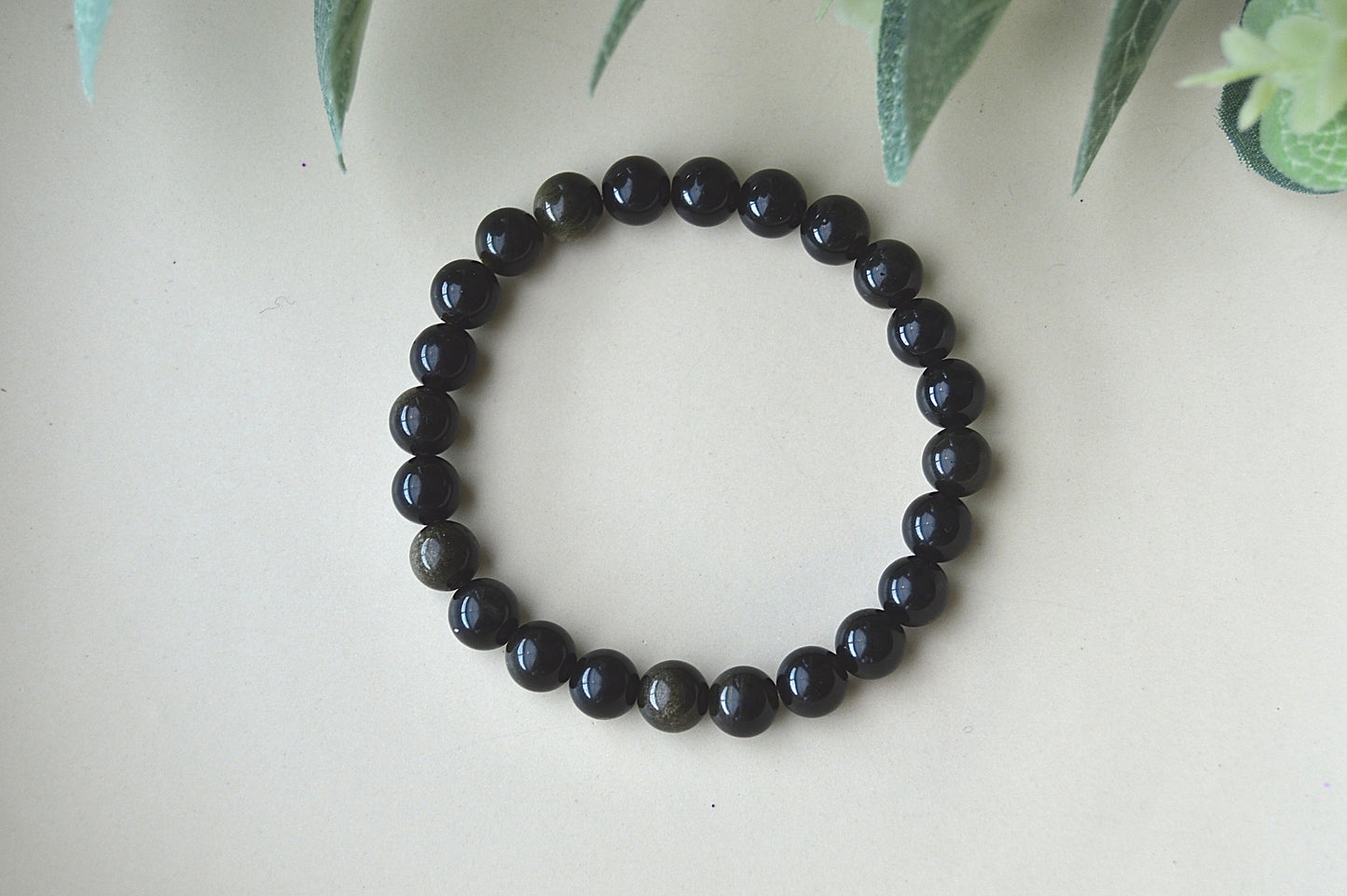 Obsidian armbånd – beskyttende og jordnær