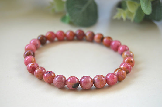 Rodonitt armbånd – hjertets heling og emosjonell balanse