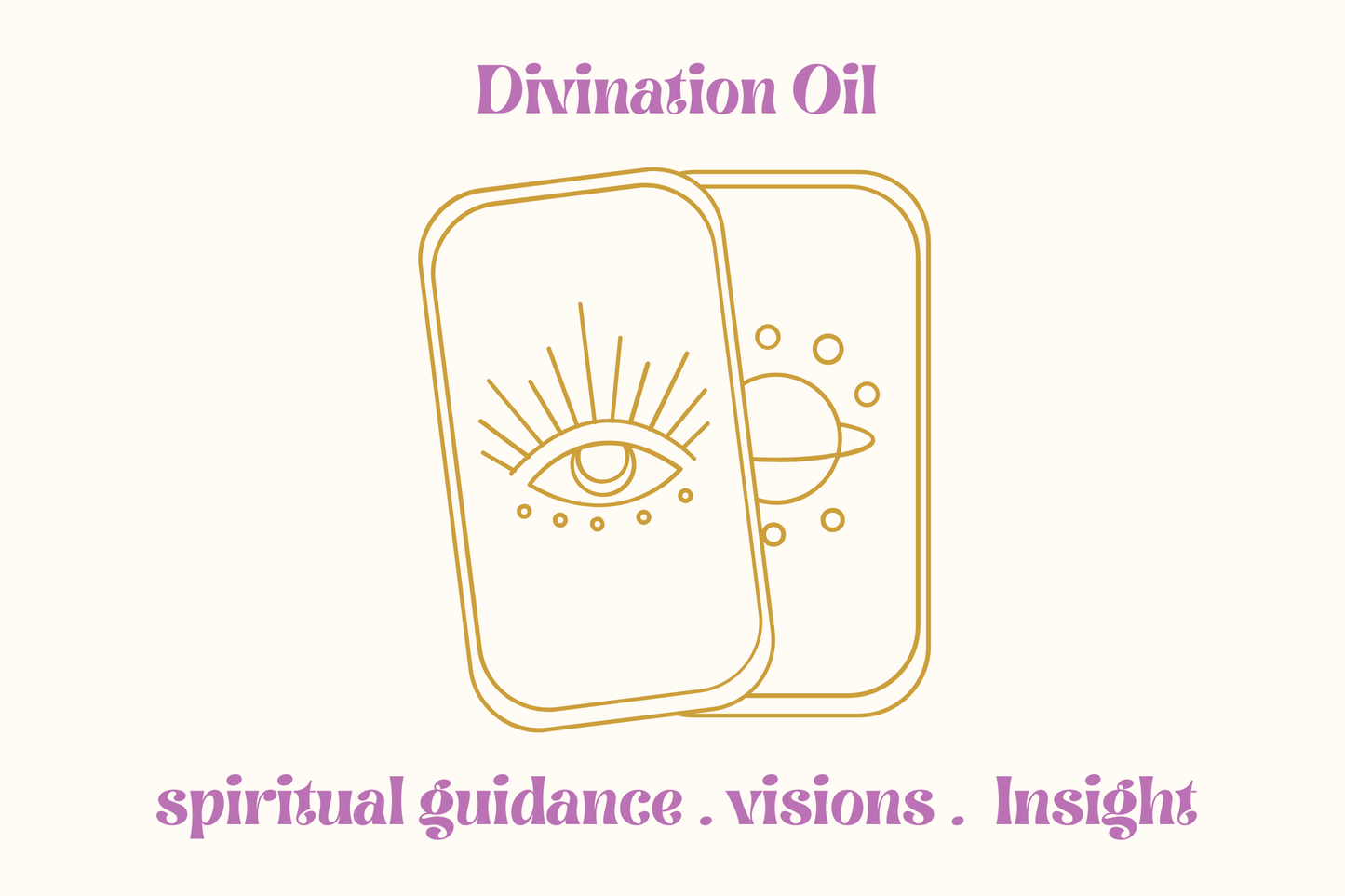 Divination intention oil