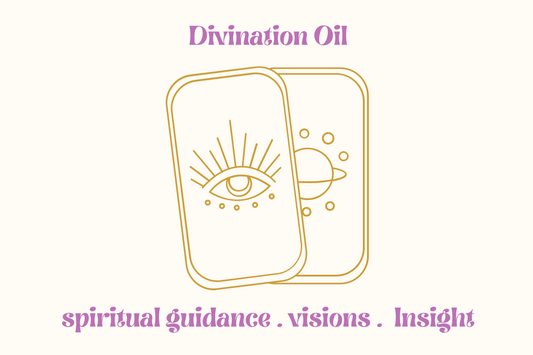 Divination intention oil