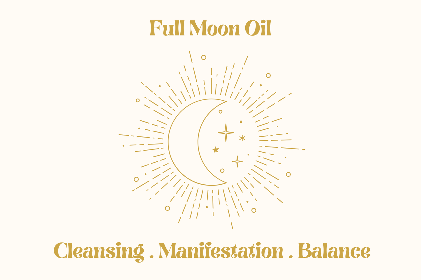 Full moon intention oil